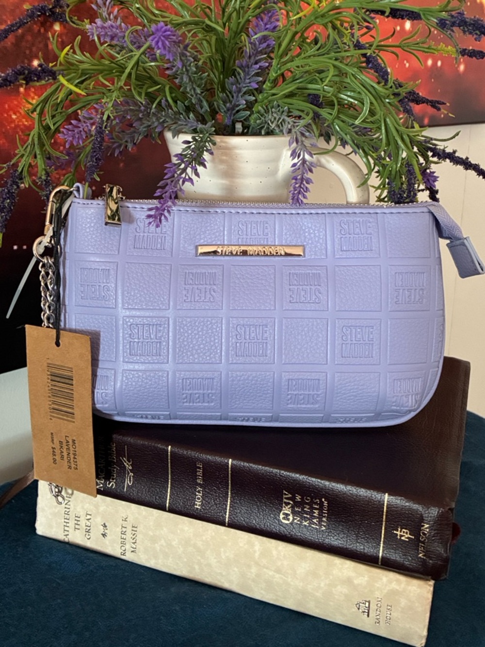 Steve Madden Lavender Wristlet